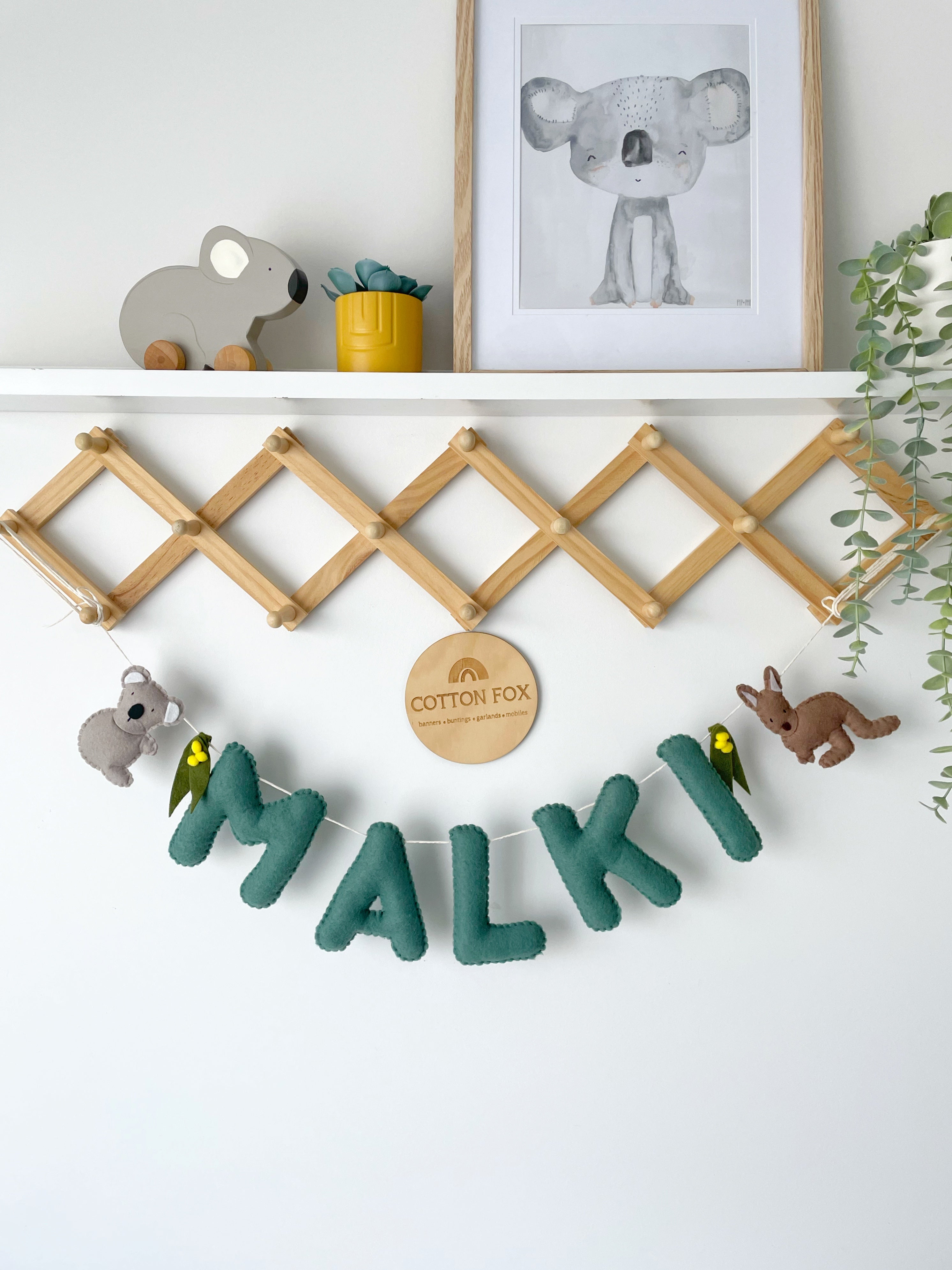 Australian Animal Name Bunting