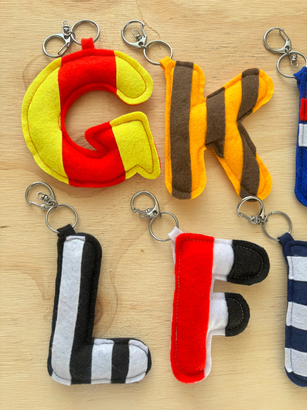 AFL Footy Letter Keyring