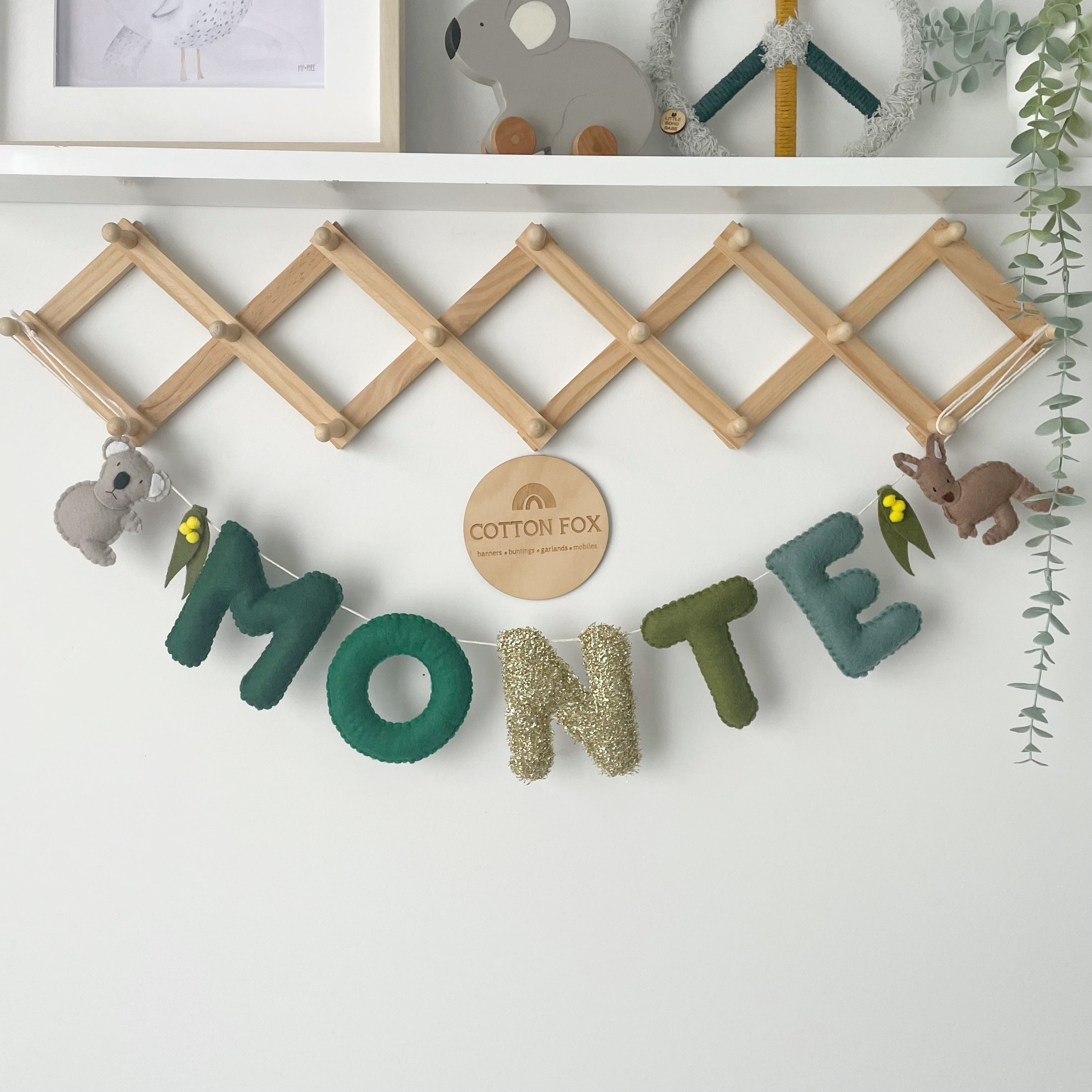 Australian Animal Name Bunting
