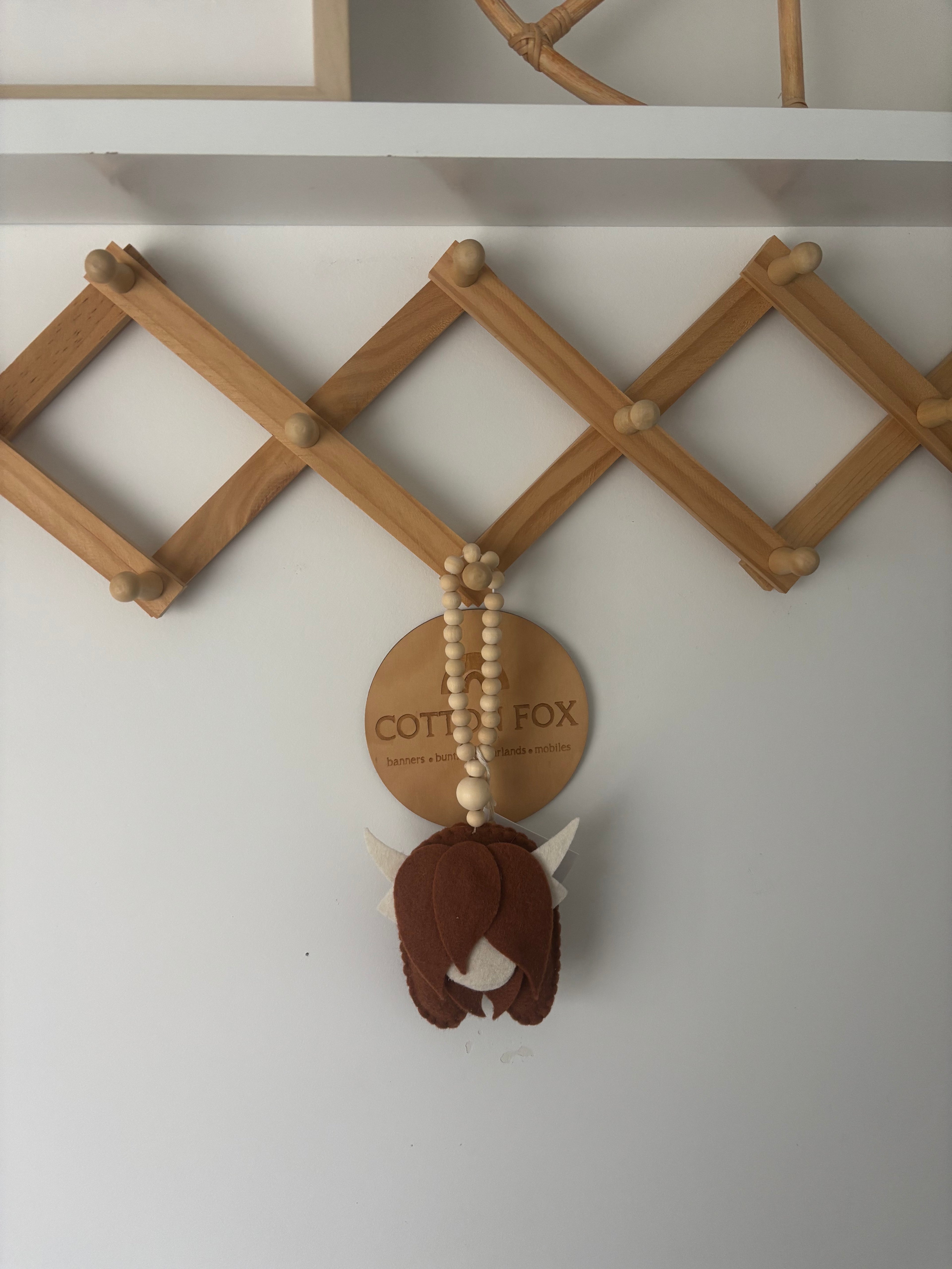 Highland Cow Wall Hanging