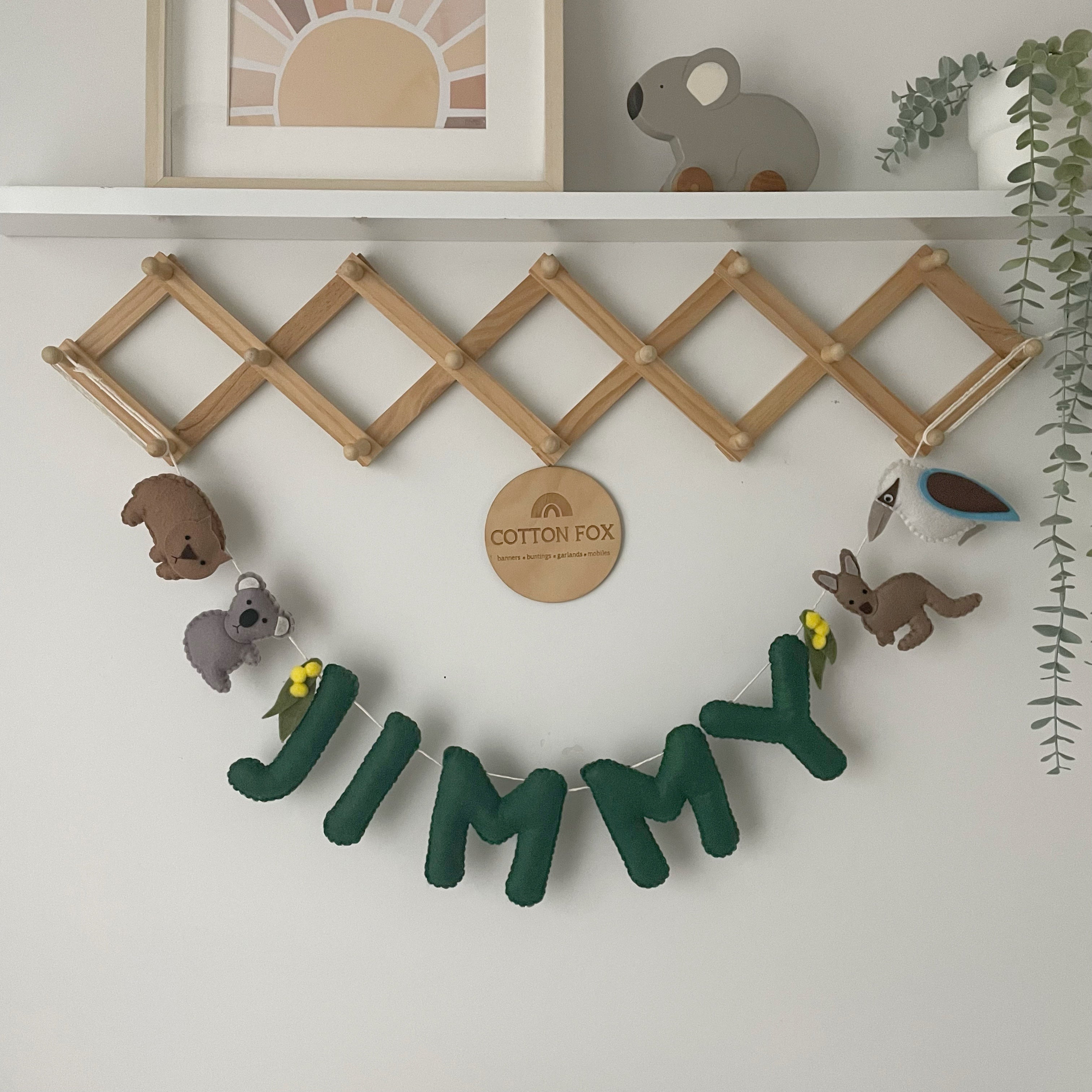 Australian Animal Name Bunting