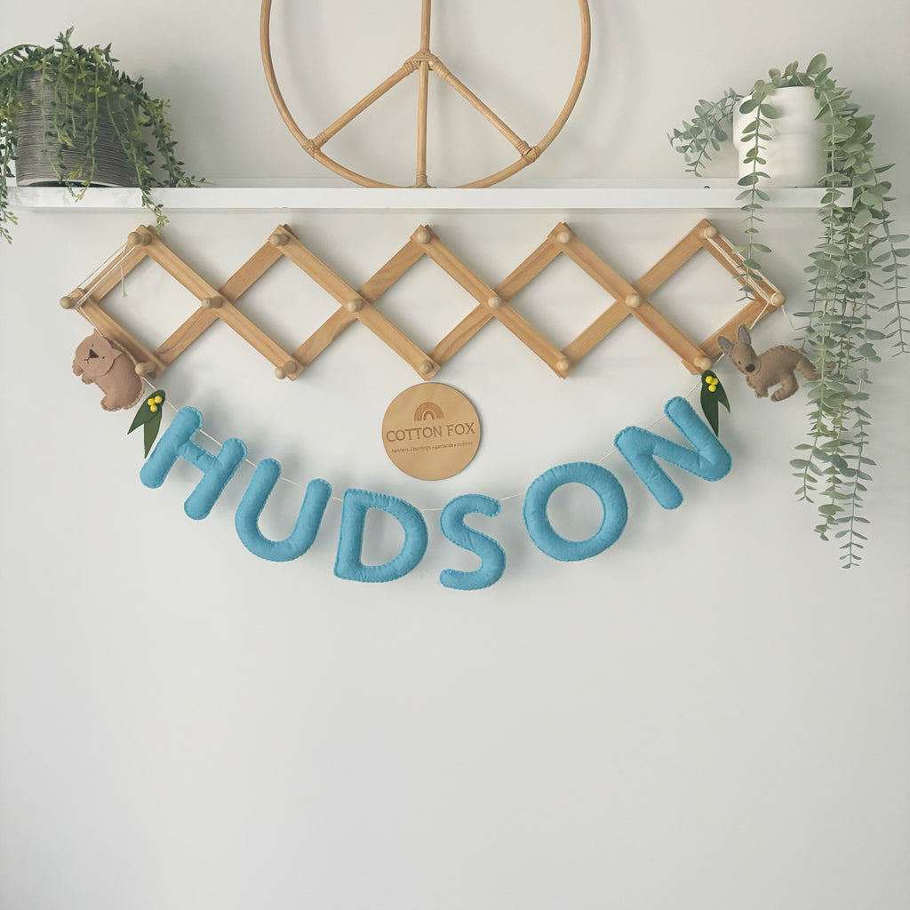 Australian Animal Name Bunting