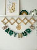 Bear Woodland Name Bunting