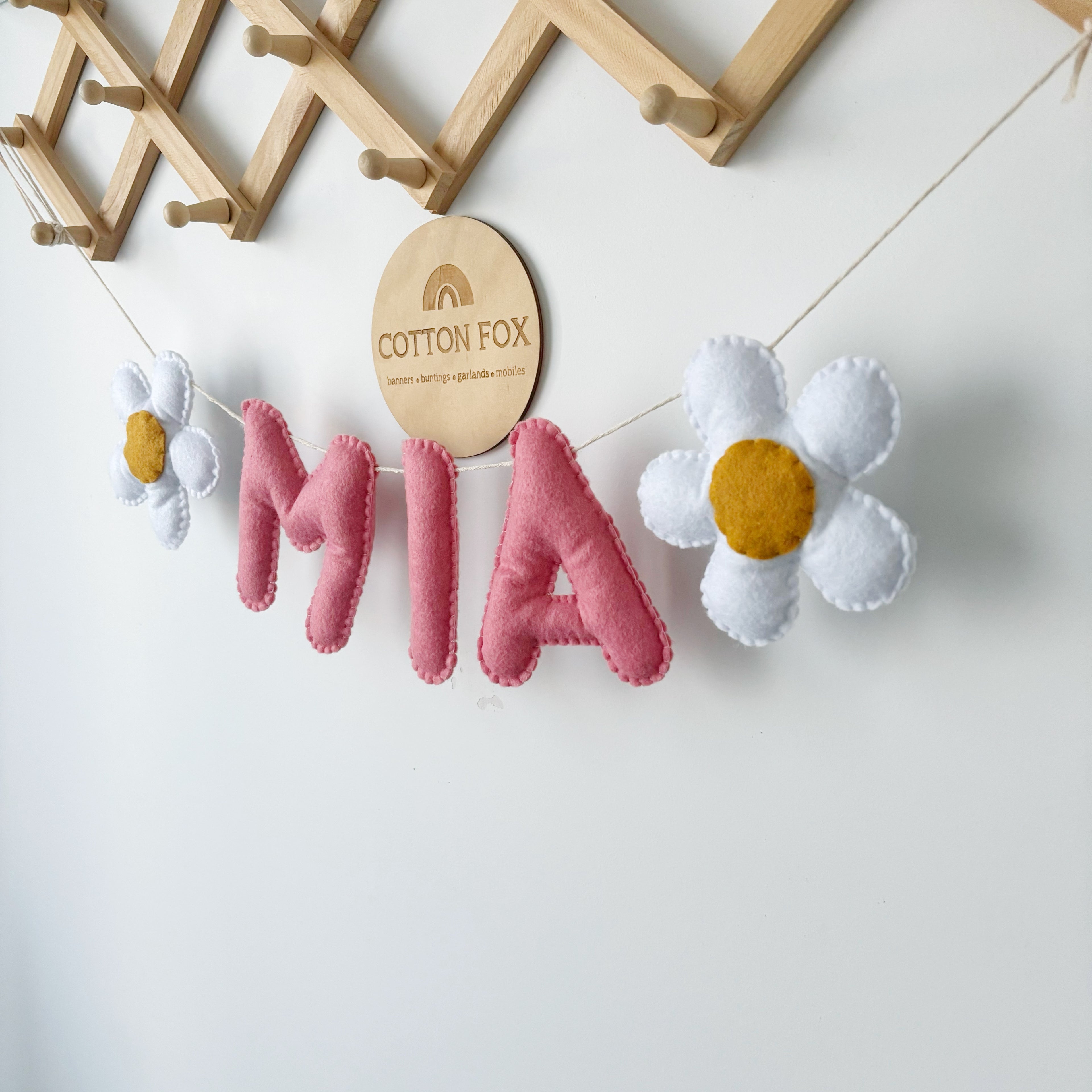 Daisy Flower Name Bunting