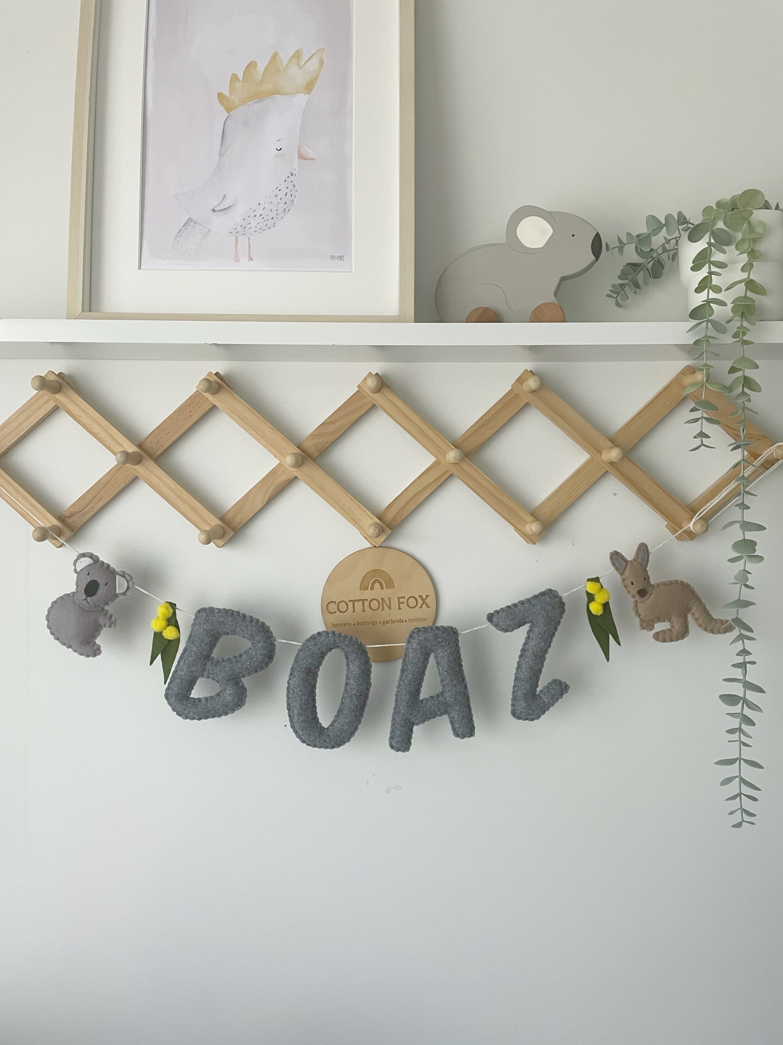 Australian Animal Name Bunting