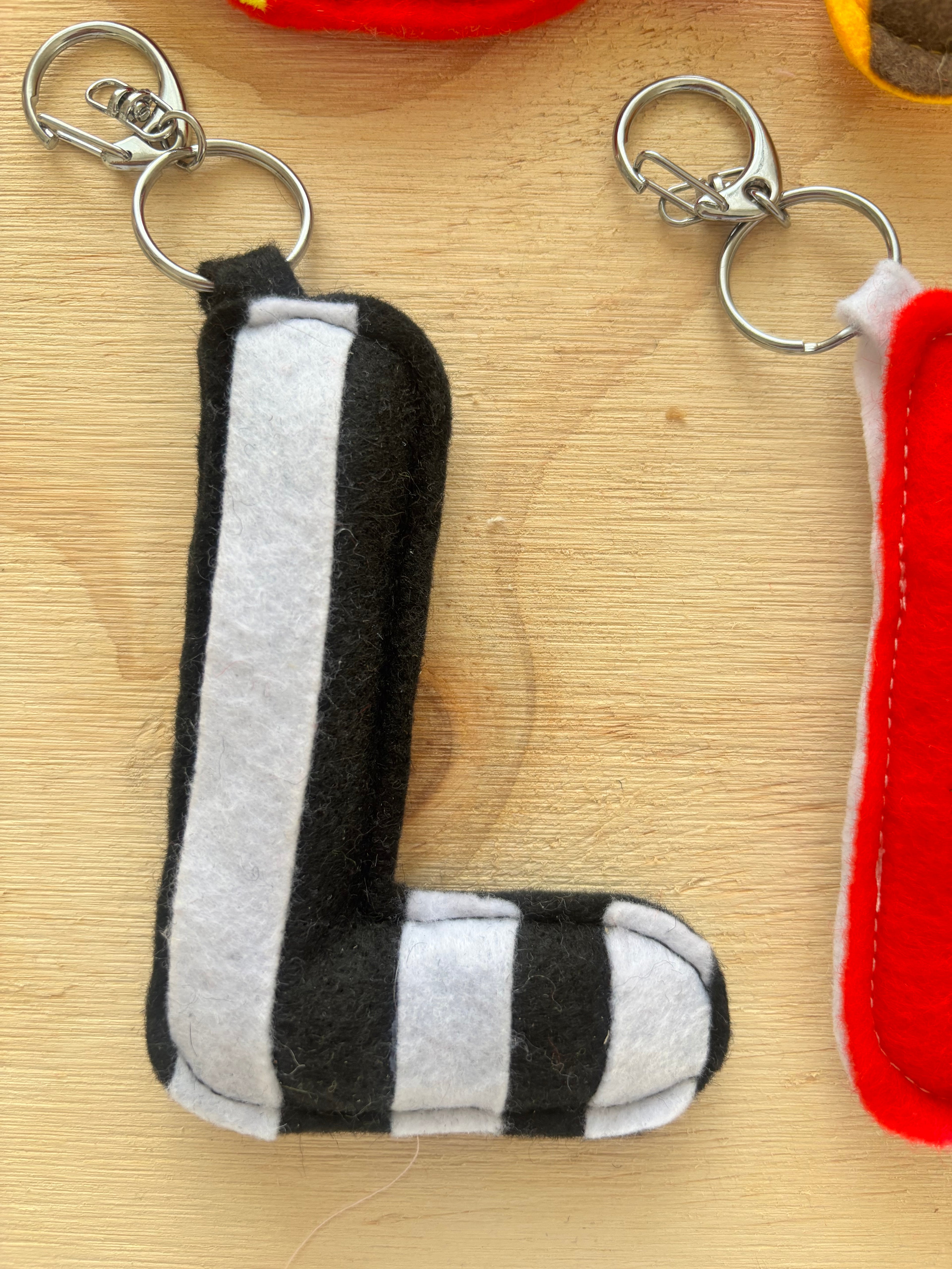 AFL Footy Letter Keyring