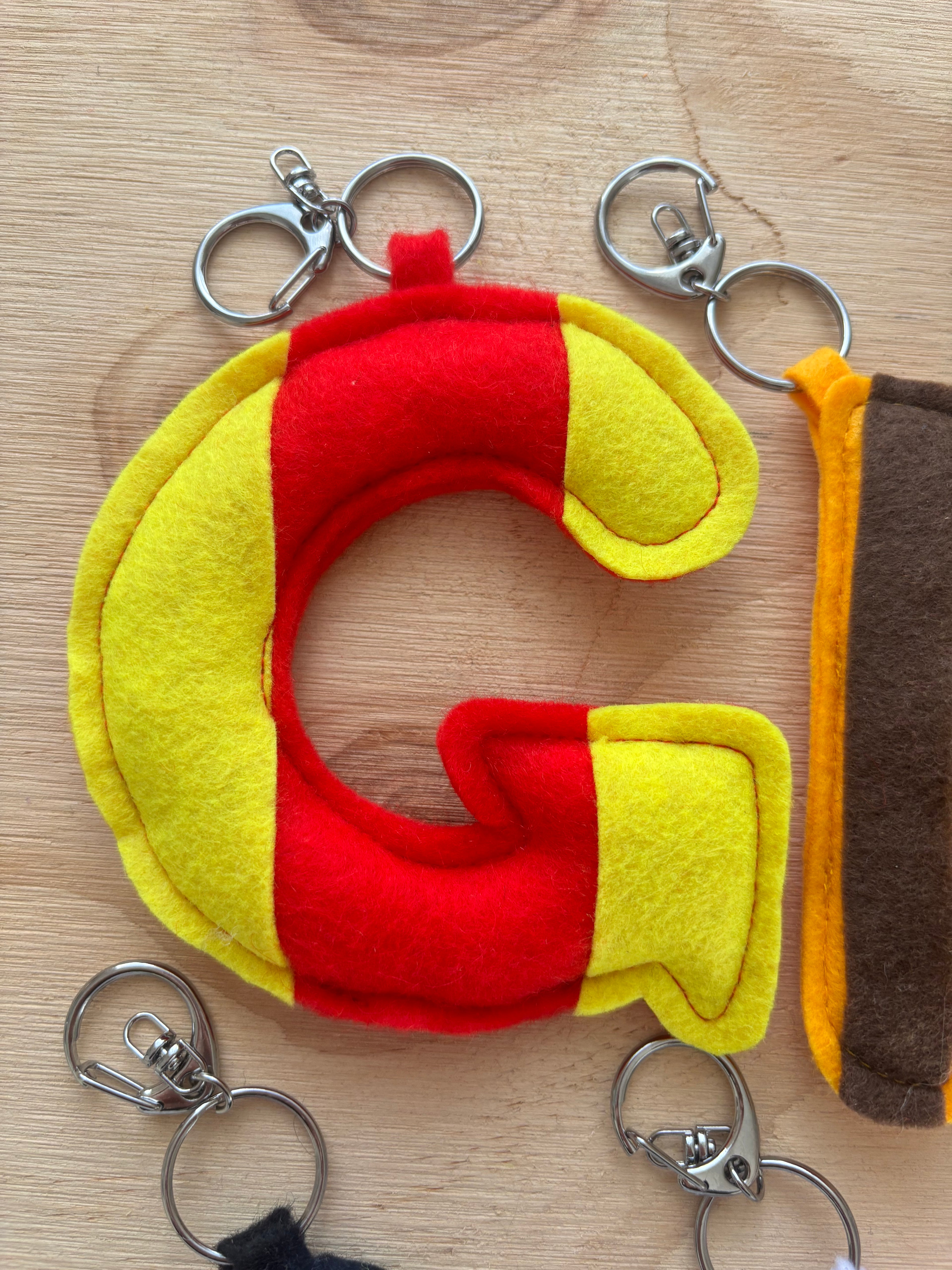 AFL Footy Letter Keyring