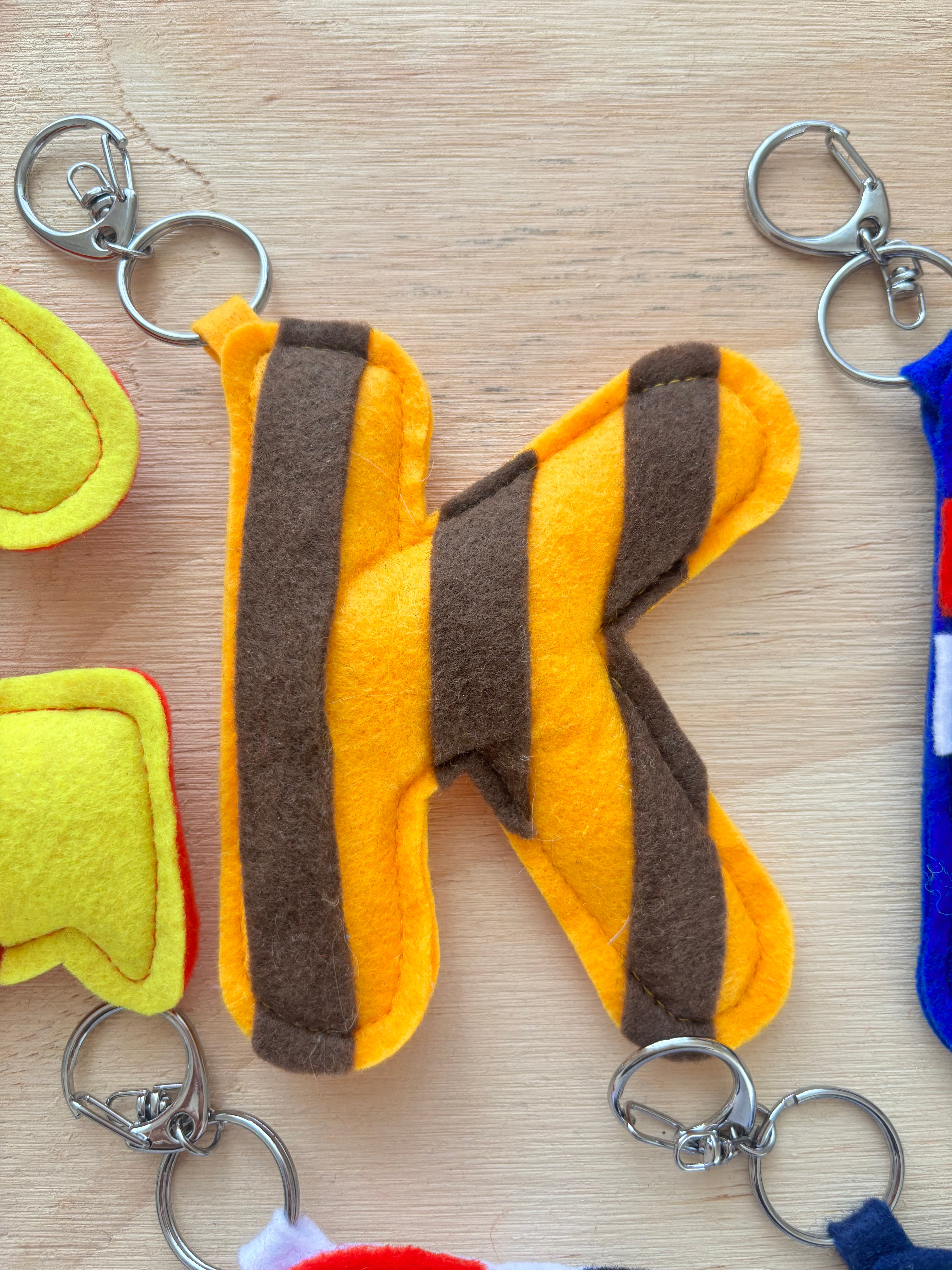 AFL Footy Letter Keyring