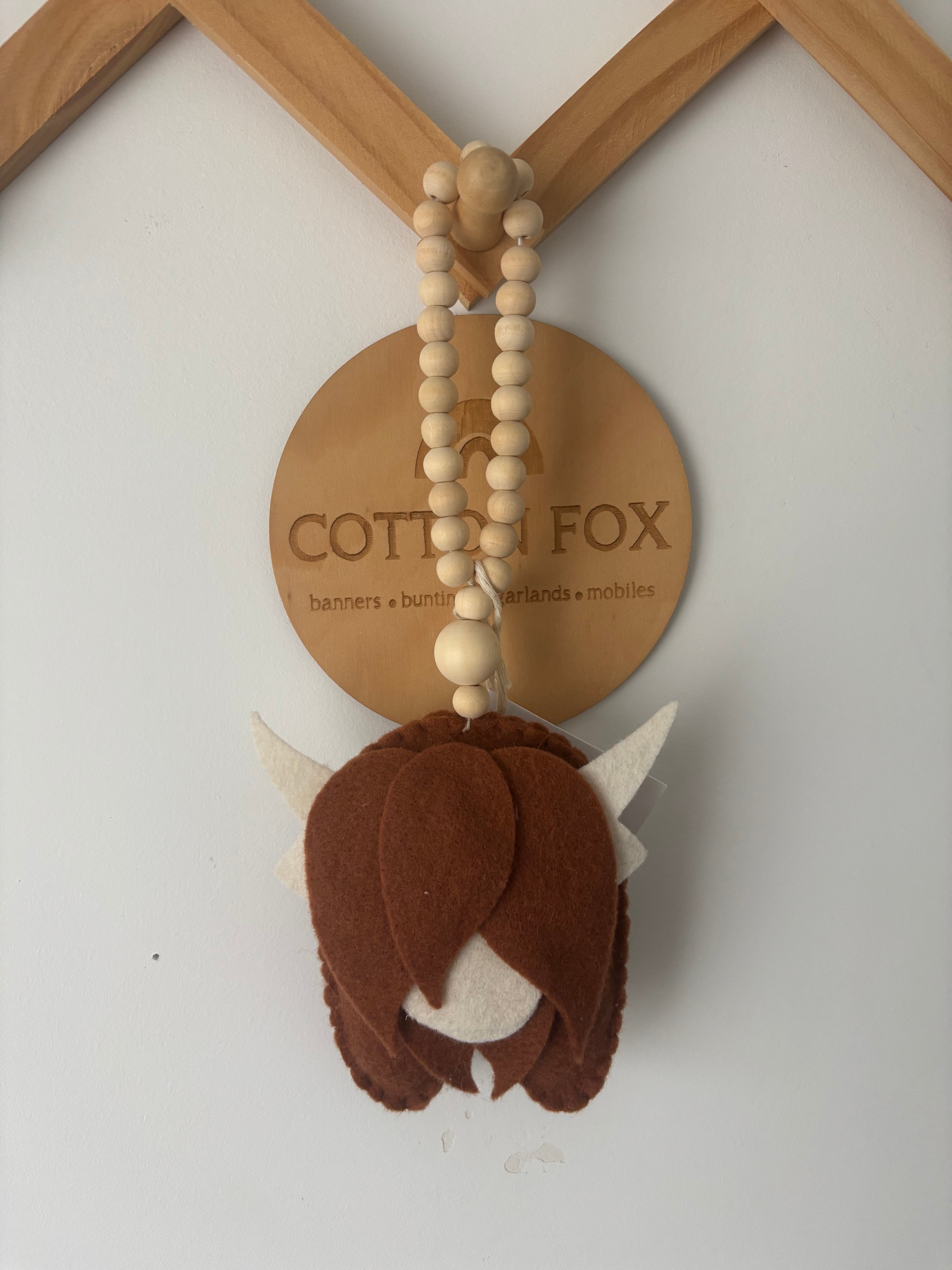 Highland Cow Wall Hanging