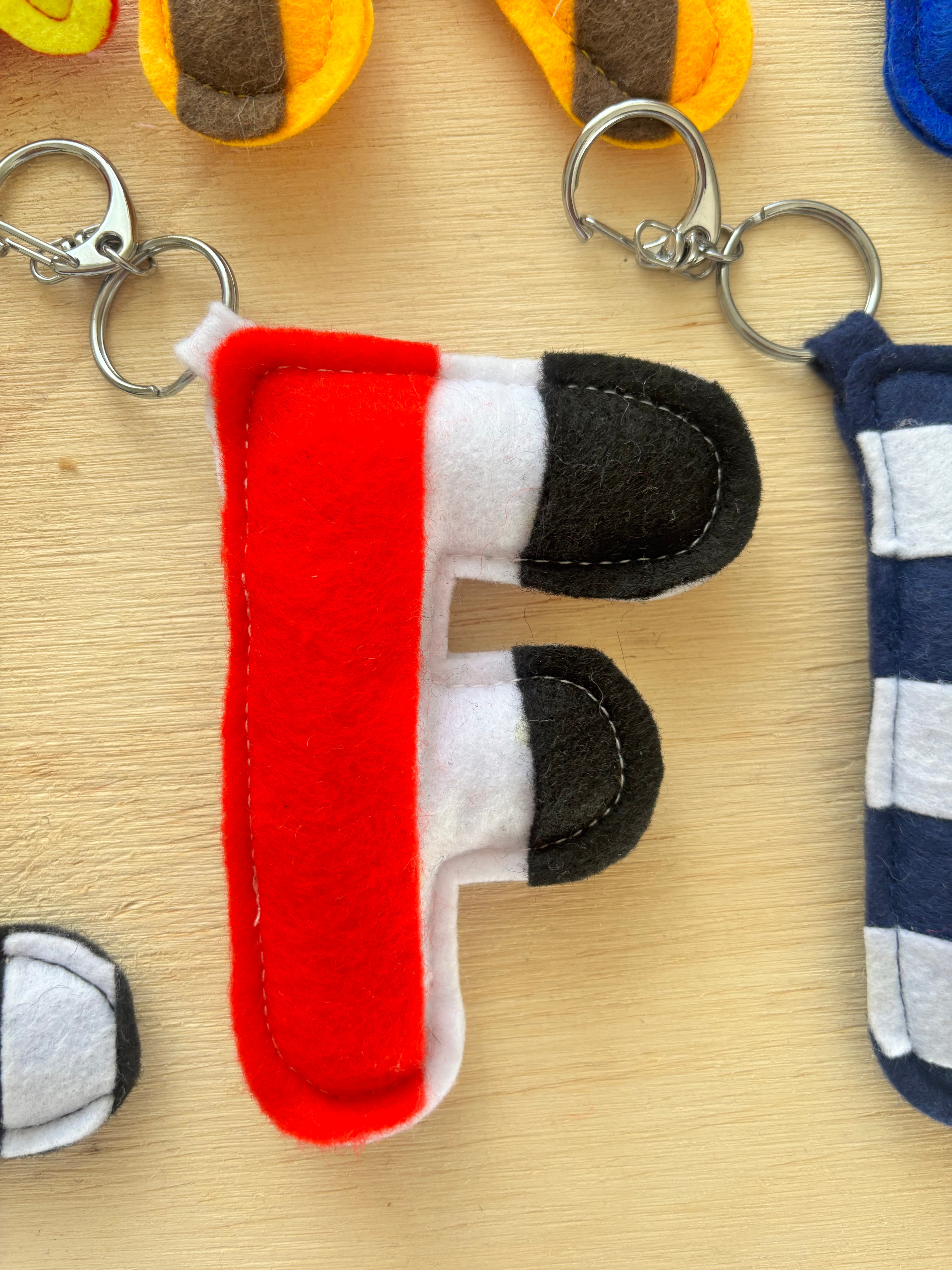 AFL Footy Letter Keyring