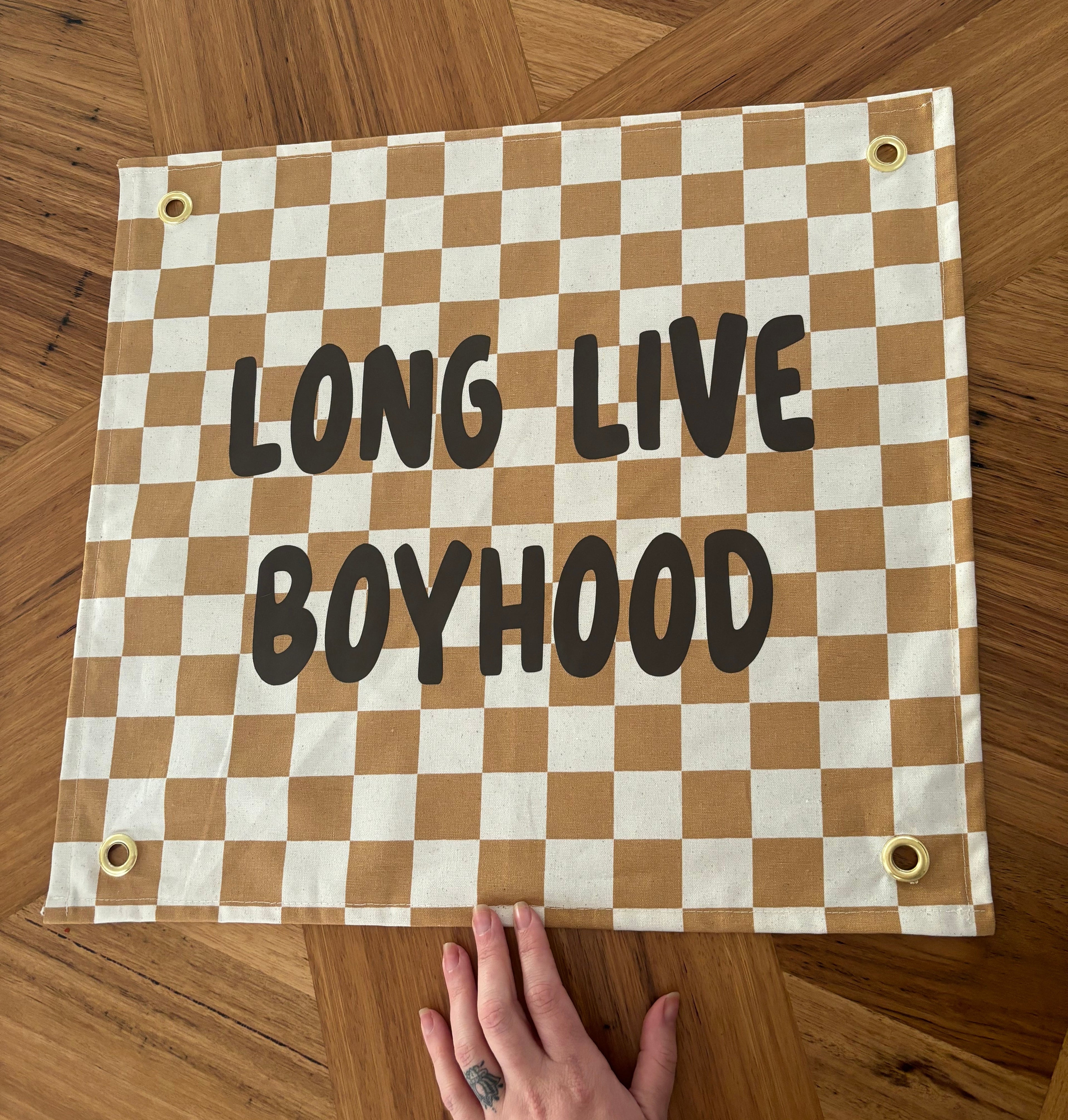 Long Live Boyhood Banner