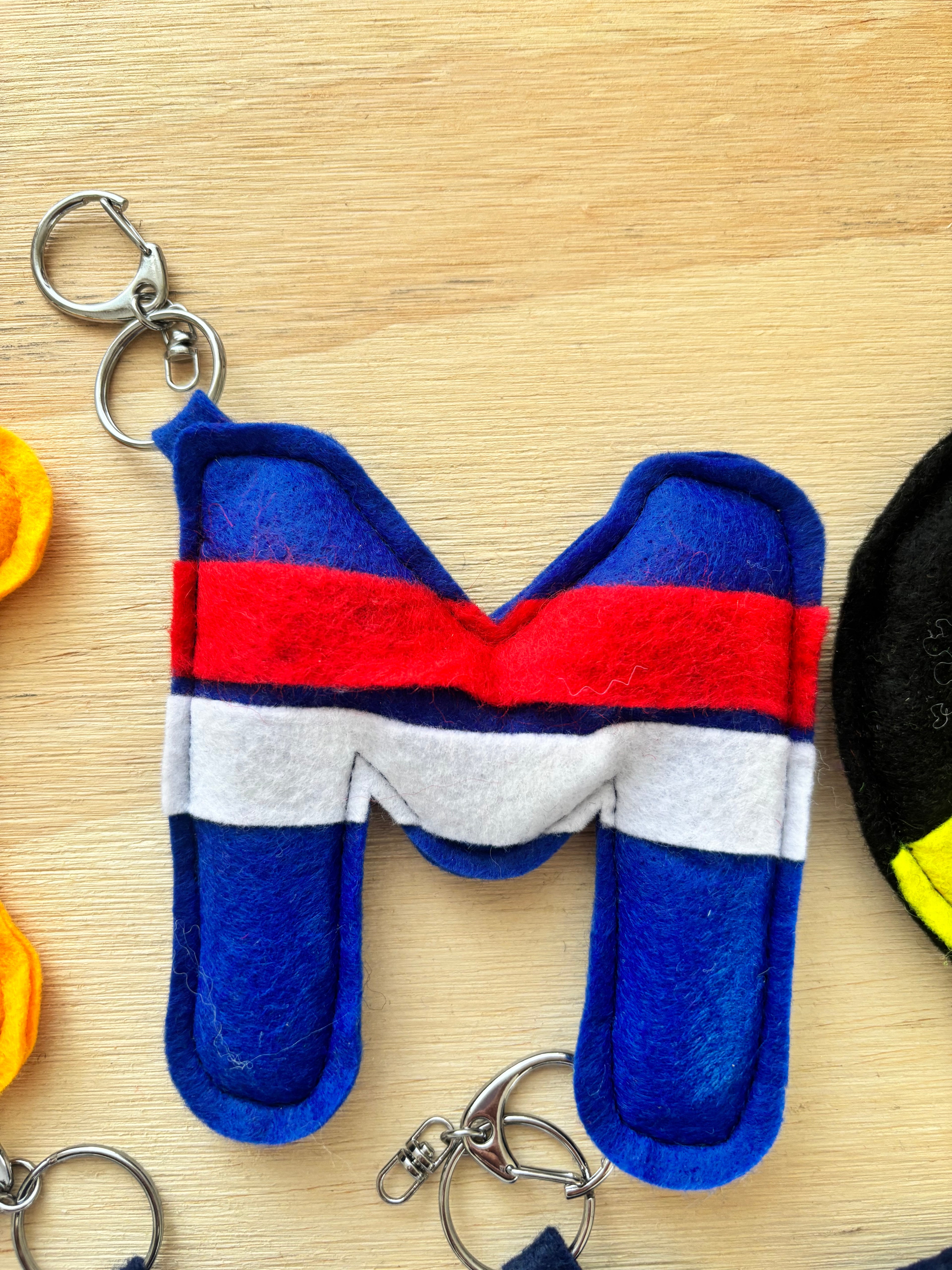 AFL Footy Letter Keyring