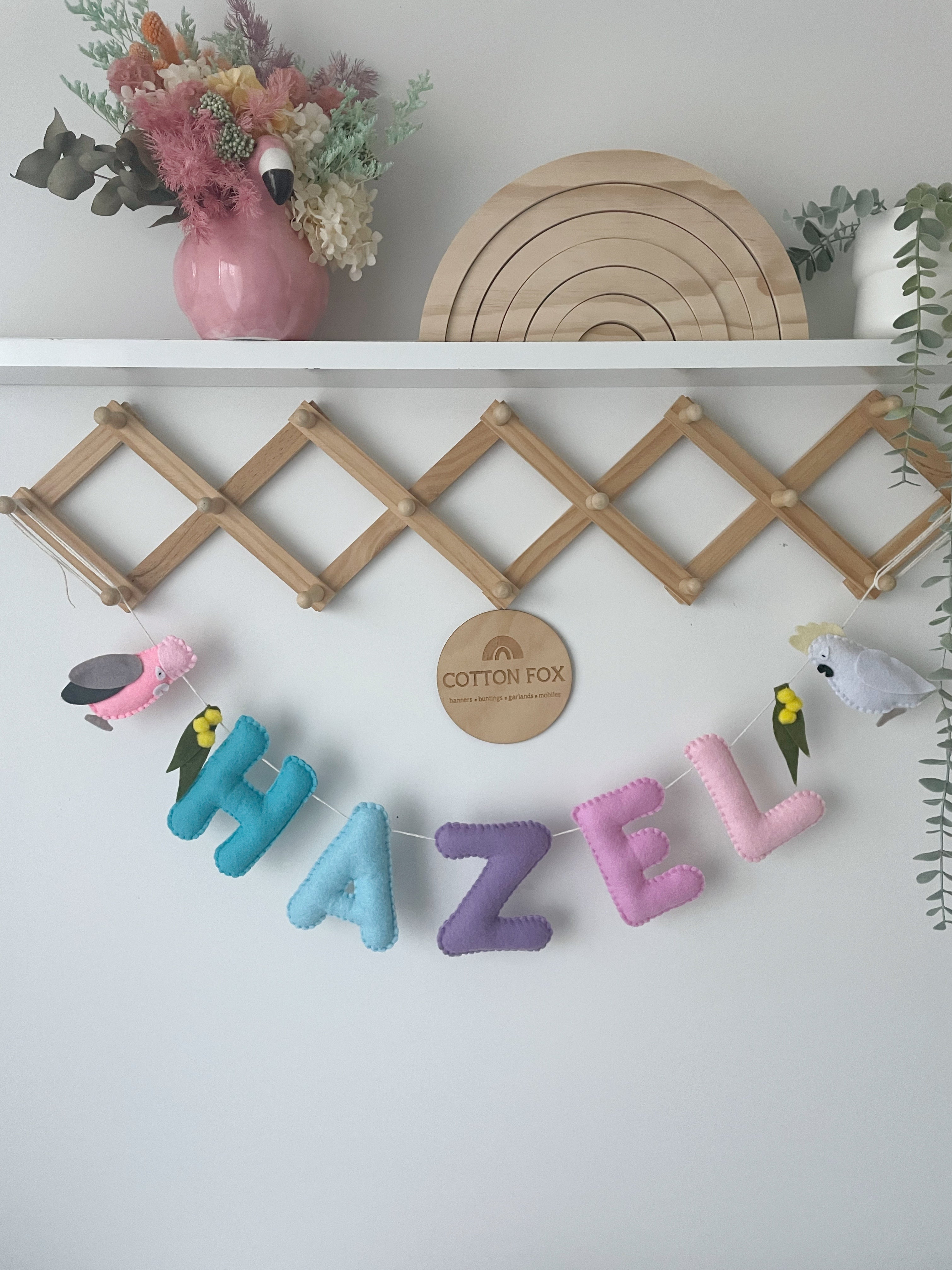 Australian Animal Name Bunting