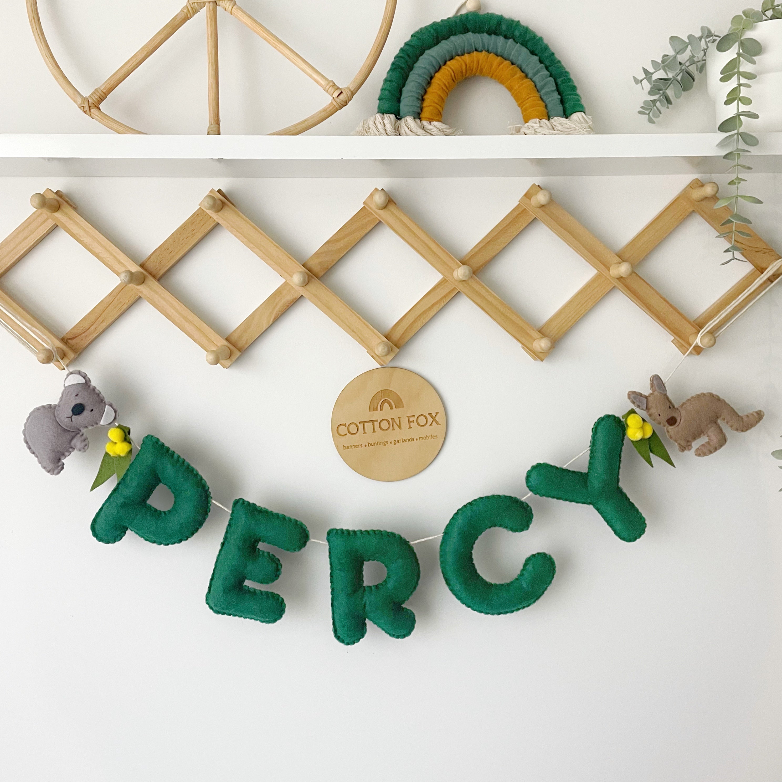 Australian Animal Name Bunting