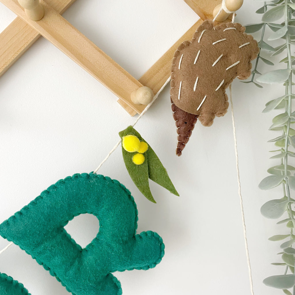 Australian Animal Name Bunting